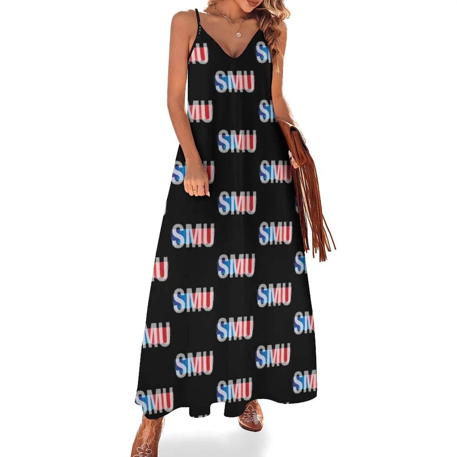 

SMU Light Paint Overlay Sleeveless Dress birthday dress for women luxury 2024 luxury dress women's fashion dresses