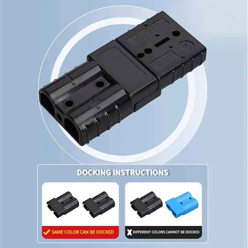 Power Plug Connector 5/20/100Pcs Anderson Type 50A 120A 175A 350A Quick Battery Charging 600V Large Current