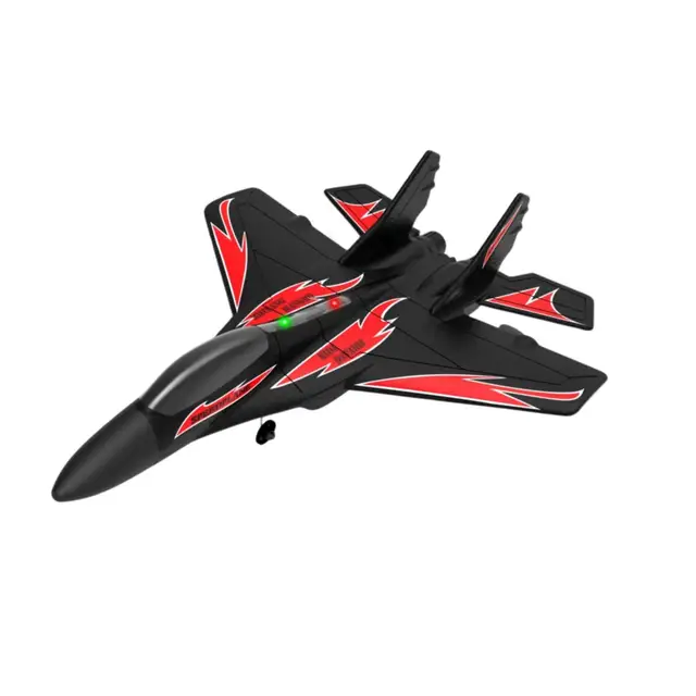 RC Airplane Glider Sturdy RC Airplane Jet Fun with Light Versatile Birthday Gifts Lightweight Easy to Play Goodie Bag Stuffer 2