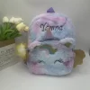 Unicorn Backpack Personalized Tie Dyed Plush Book Bag Cute Wings Girl Bag Children's Day Gift Birthday Gift 1