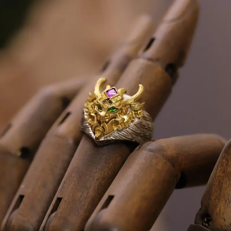 Umq Original Seiko Ha Realizzato Un Fantastico Anello In Lega King Prepotente Senza Sbiadire Nessun Regalo Di Allergia Per Il Fidanzato