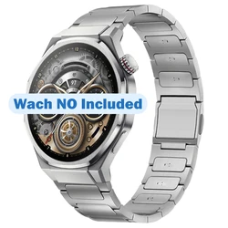 Premium Titanium Smartwatch Strap - Sleek and Durable Design for 22mm universal (Silver)