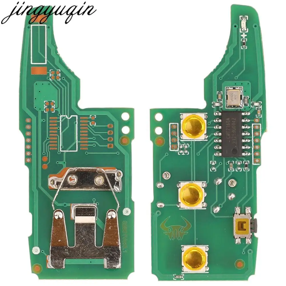 Jingyuqin 5pcs 3/4Buttons Remote Key PCB 315MHZ ID48 Chip For VW Volkswagen  Golf 4 5 6 Jetta Beetle Polo Tiguan Touran Passat CC
