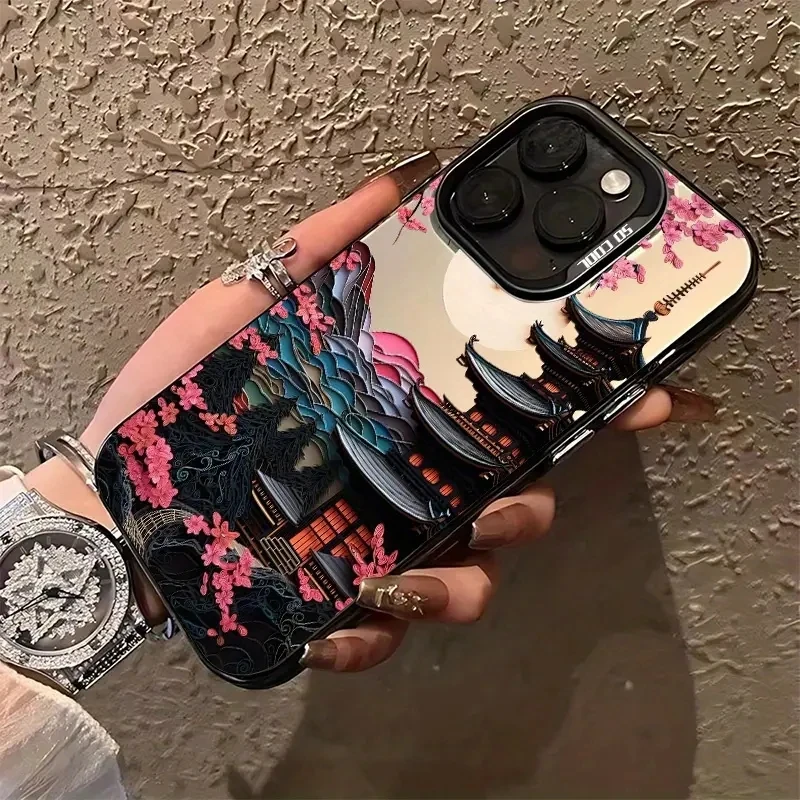 Japanese Scenery House Painted Phone Case Cover