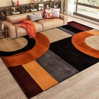 Nordic Abstract Carpet for Living Room Modern Geometry Sofa Coffee Table Non-slip Floor Mat Home Bedroom Decor Bedside Soft Rugs 2