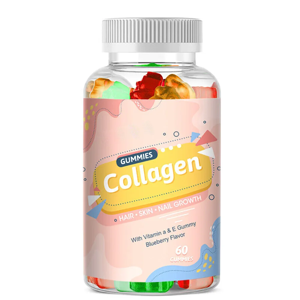 

Collagen Gummy for Natural Collagen Production For Hair, Skin, Nails, Joint |Plant-Based Pectin Supplement Chews for Women & Men