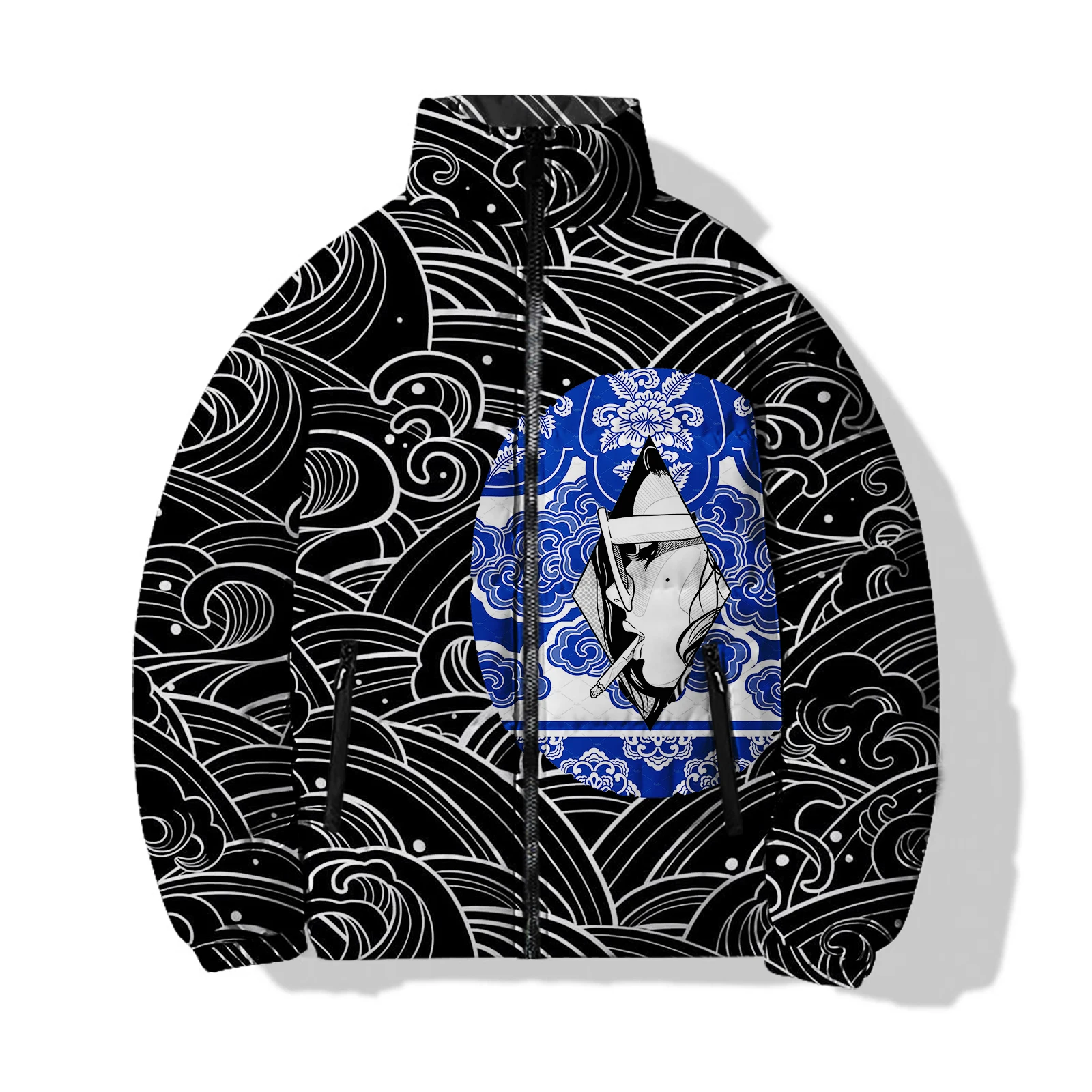 thumbnail image 1 of Chaquetas de diosa Sudaderas de moda para hombre Parkas de bruja Impresión 3D Novedades en abrigos de plumón Belleza fresca Chaquetas de invierno decentes para hombre 2024, 1 of 5
