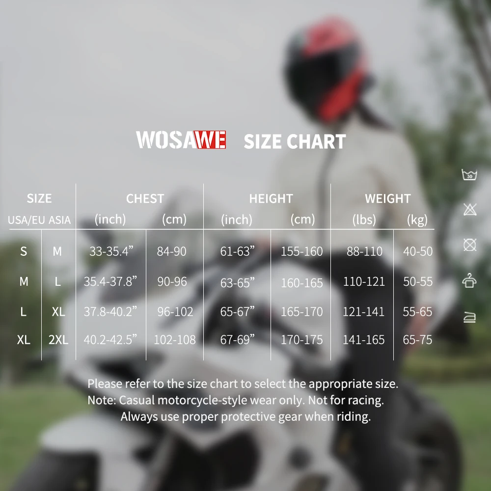 WOSAWE 겨울 오토바이 재킷 여성용 따뜻한 라이딩 코트 통기성 반사 오프로드 모토크로스 재킷