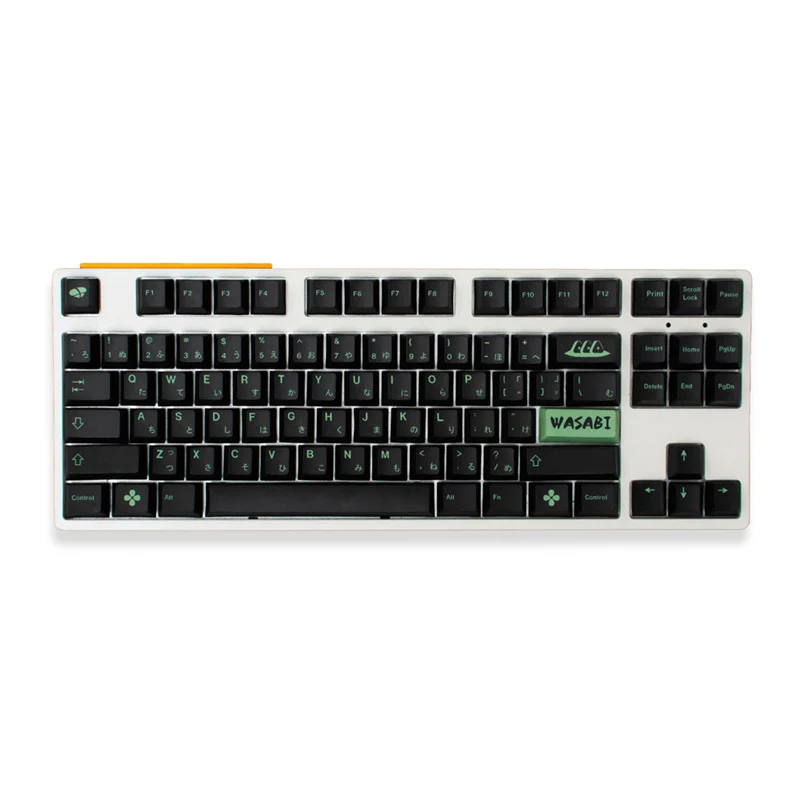 Gmk Wasabi Cherry Profile Keycaps130 Tasti Pbt Material Dye Sublimation Keycaps Per Tastiera Meccanica Con 2.25U