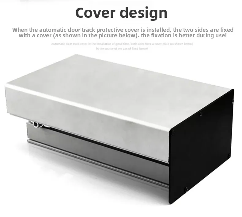 brand automatic door track protective cover, track decorative cover, aluminum al