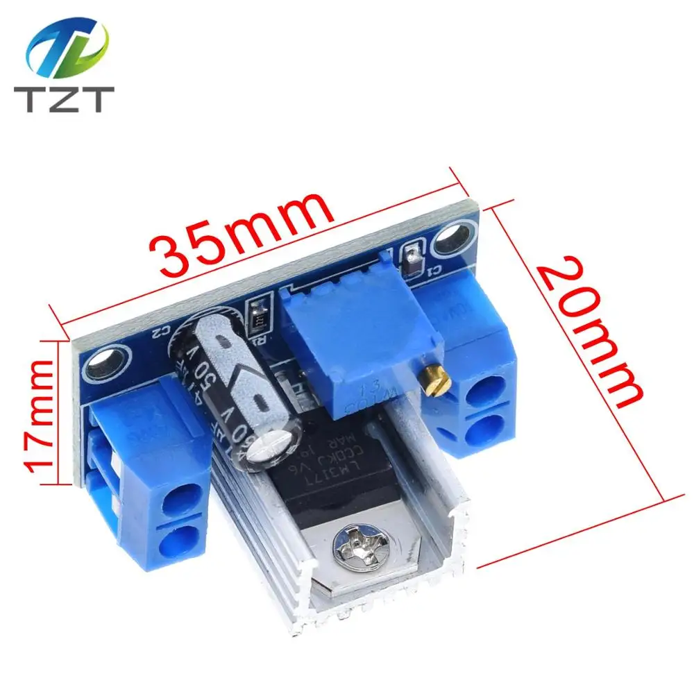BouBou 30Pcs Lm317 Dc-Dc Converter Buck Step Down Module Lineaire Regulator Verstelbare Spanning Regulator Voeding Board