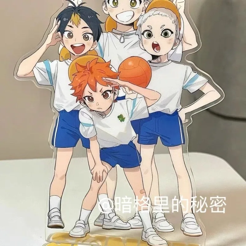 

Haikyuu Acrylic Stand Shoyo Hinata Yu Nishinoya Anime Desk Display Room Decor Kawaii Cartoon Peripheral Collection Accessories