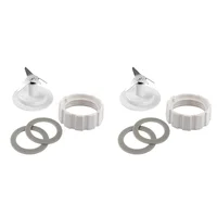 Pièces de rechange de lame A98G-2X avec capuchon de Base de pot et Kit d'accessoires de joint torique pour pièces de mélangeur Hamilton Beach 3