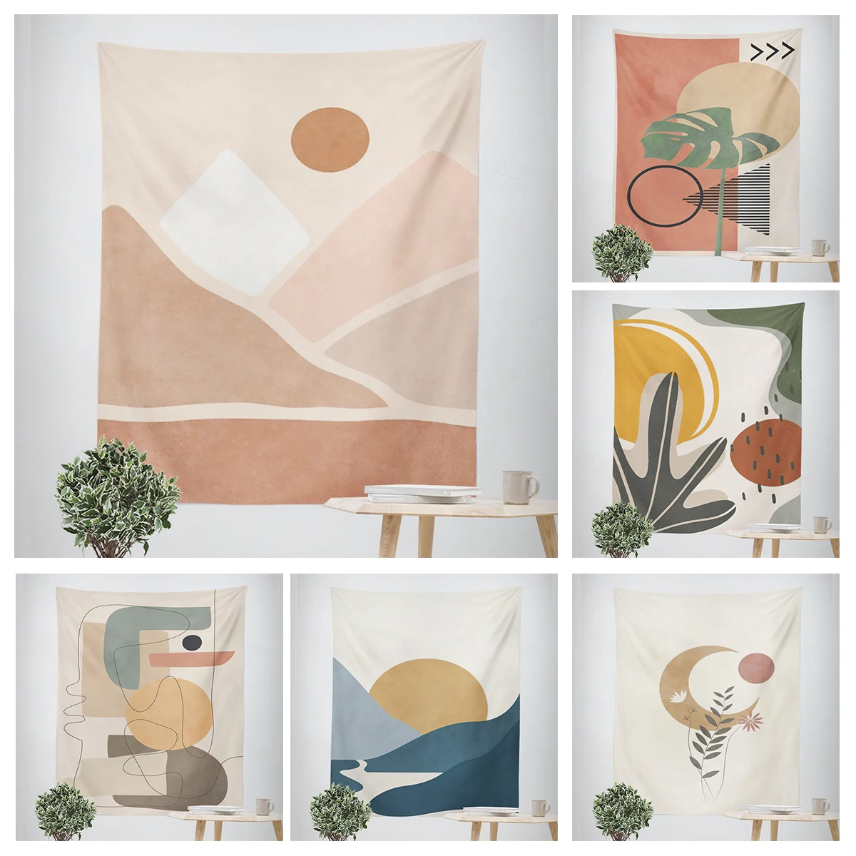 Home decorations Modern Nordic style room decor wall tapestry aesthetic bedroom aesthetic wall art large fabric tapestry tapestry decor