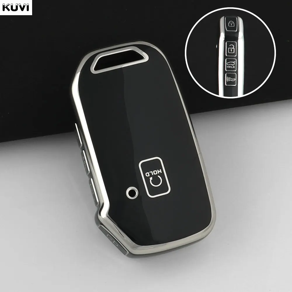 Premium TPU Car Key Case Shell & Keychain