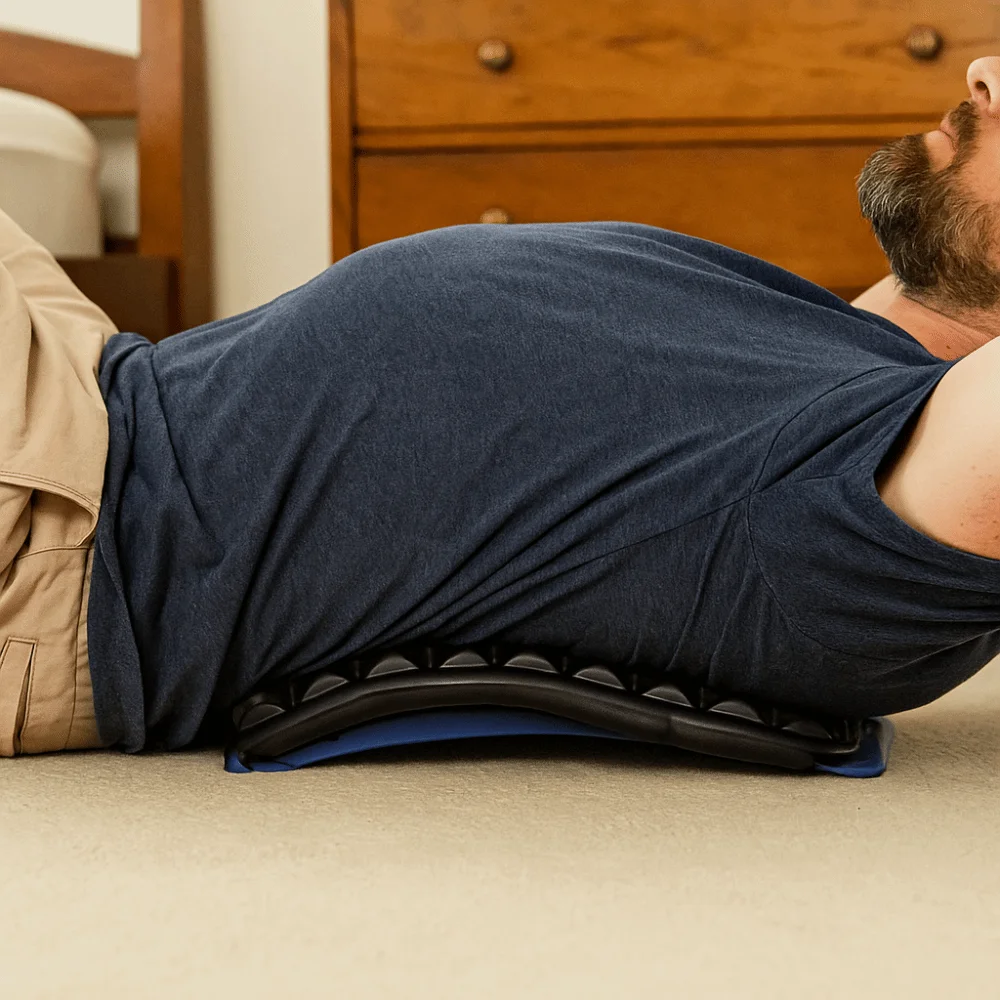 EVA Material Lower Back Relax Stretcher Home Traction Waist Brace Herniated Disc Corrector Posture Corrector Fitness Equipment