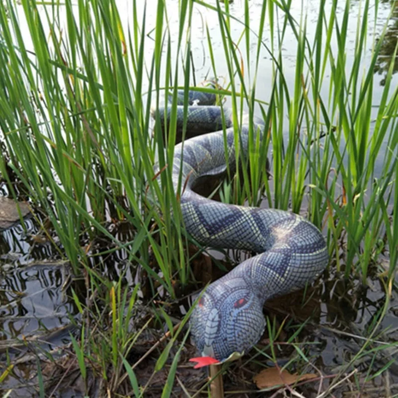 Inflatable Snake Toy Inflatable Snake For False Inflatable Snakes For Garden Props To Scare Birds Squirrels 2