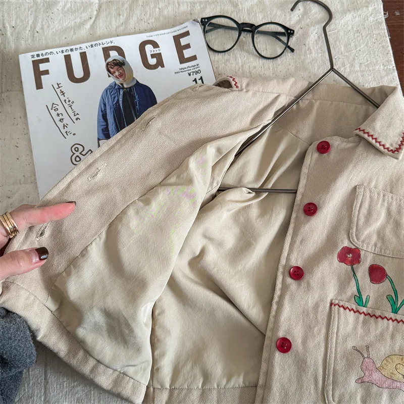 Autumn Kids Cartoon Elephant Jacket