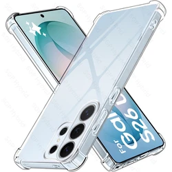 Premium Anti - Yellow Clear TPU Soft Cover - Shockproof Armor Coque - Samsung S26 Plus (Transparent)