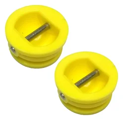 Surfboard Leash Legrope Plug for Surfing and Kiteboarding (Yellow)