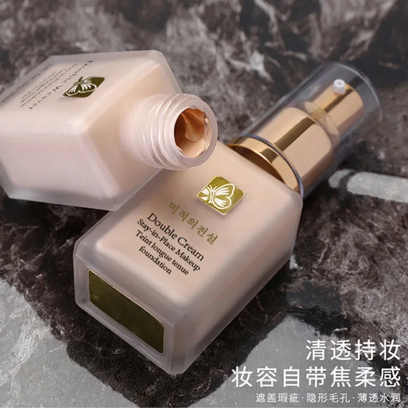 Durable Waterproof Matte Foundation Matte Oil Control Concealer Foundation Cream Moisturizing Waterproof Finish liquid foundation makeup cream waterproof foundation