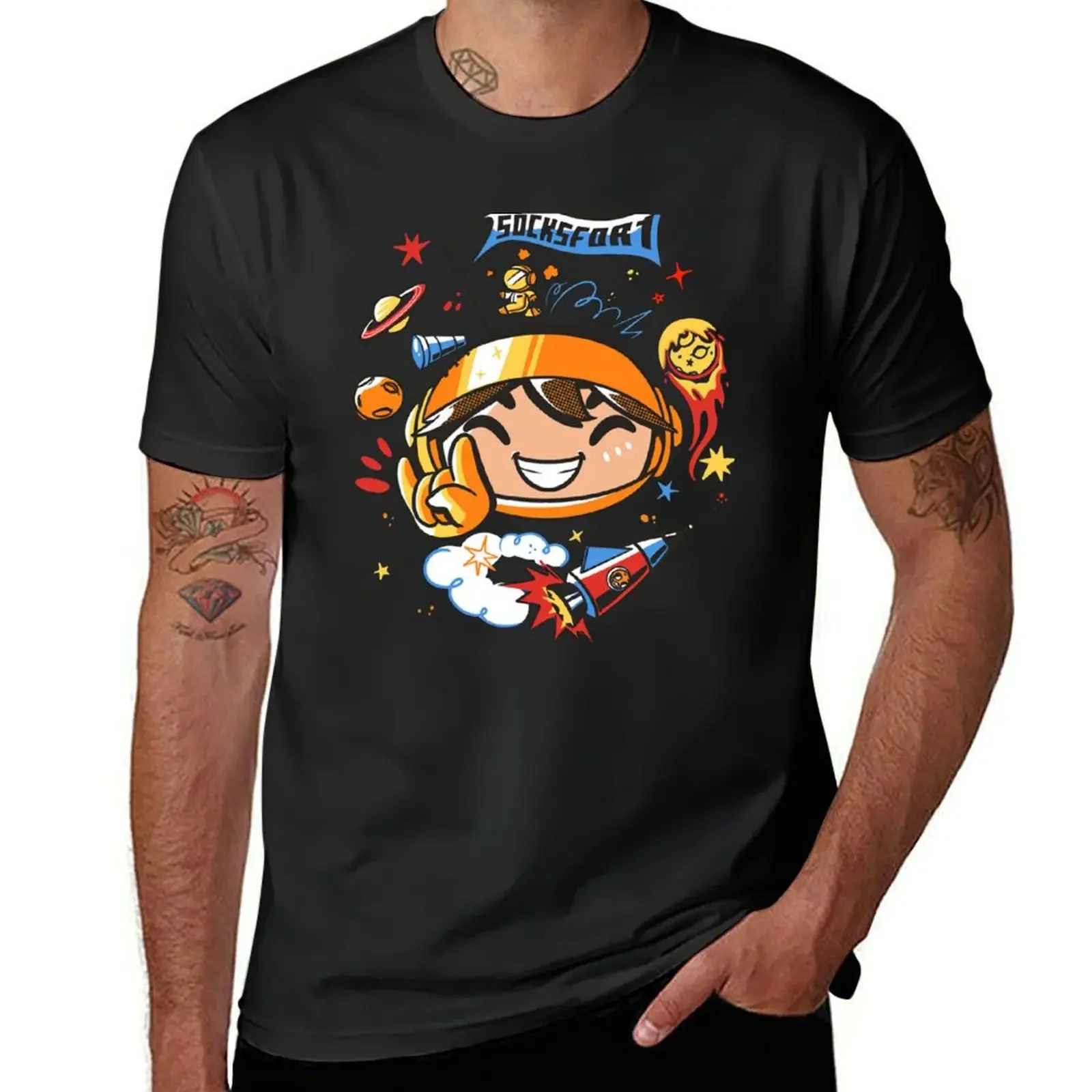 

socks for 1 T-shirt vintage clothes new edition mens graphic t-shirts