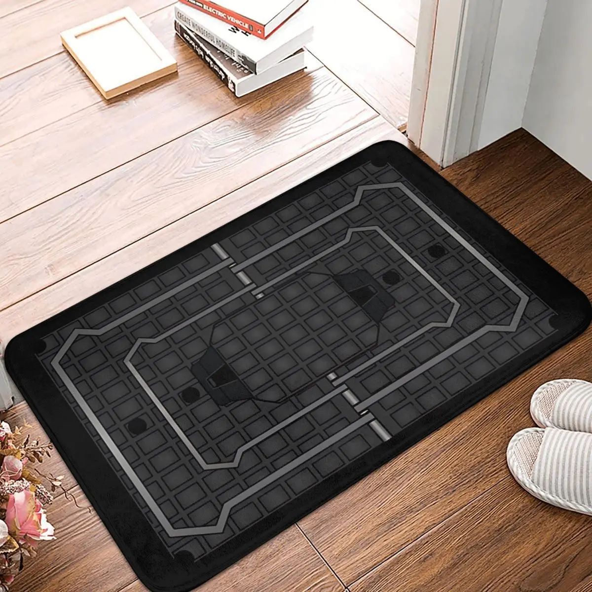 

Non-slip Doormat JTF2 Bath Mat Bear Frost Trap Living Room Kitchen Mat Welcome Carpet Flannel Modern Decor