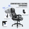 VEVOR Heavy Duty Executive Office Chair with Cutting-edge Adjustable Lumbar Support High Back PU Leather Ergonomic Office Chair 6
