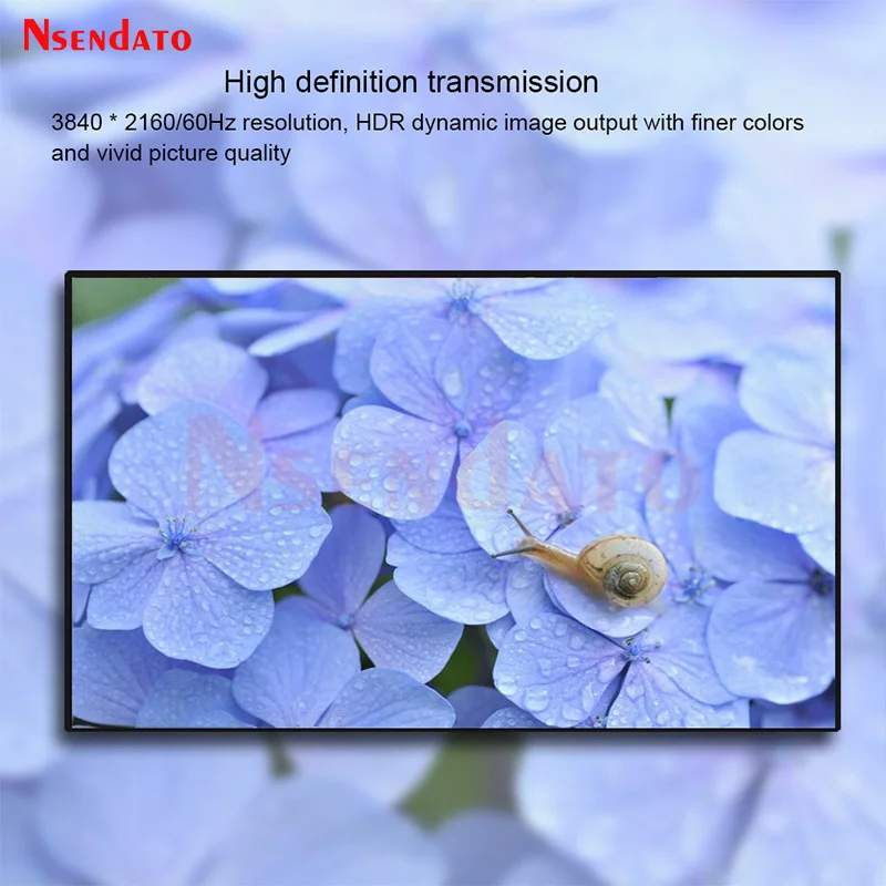 HDMI Extender 100M Over Cat6/6a 4K 60Hz hdbaset Network extender HDMI Video Audio Transmitter and Receiver Extender For Laptop