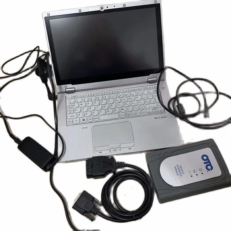 Per T-Oyota Tester It3 Software Otc Installa Nel 90% Nuovo Laptop Cf-Ax2 I5 8G E 240Gb Mini Ssd Strumento Di Diagnosi Automatica