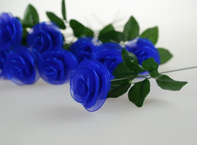 100PCS 80cm Length 22# 0.8mm/0.031Inch Diameter Nylon Stocking Flower Iron Wire DIY Nylon Stocking Flower Making
