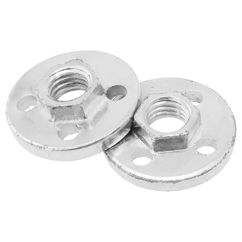 2pcs Angle Grinder Pressure Plate Cover HexNut For 100 Type Angle Grinder Polisher Removing Open-end Wrenches Vise Power Tool 2pcs toilet s eat rotary damper hydraulic soft close rotary damper hinge toilet cover mounting fixing connector torque damper