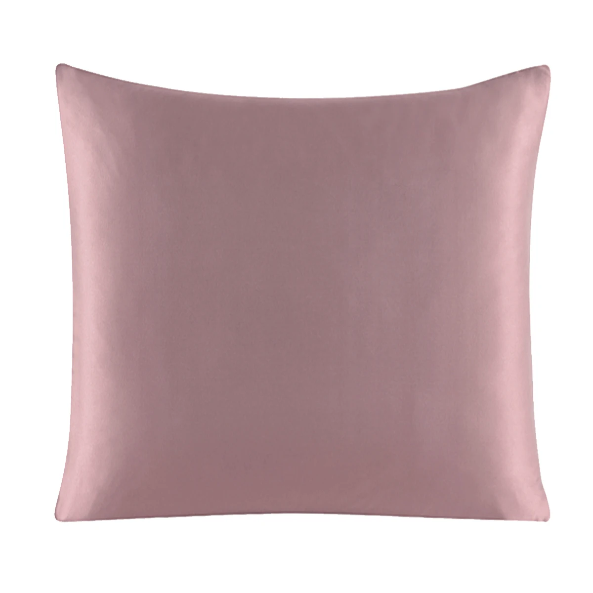 Luxurious Pure Silk Pillowcase with Zipper - Solid Multicolor, Various Sizes