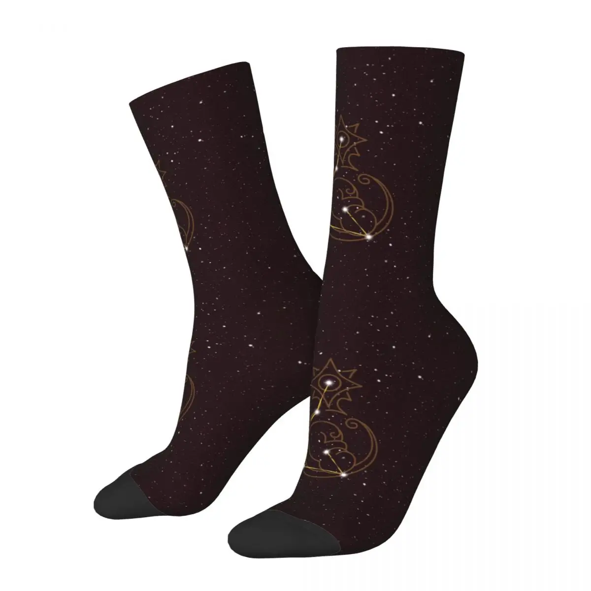 

Albedo Galaxy Socks Men's Women's Funny Happy Genshin Impact Anime Socks Spring Summer Autumn Winter Middle Tube Stockings Gifts