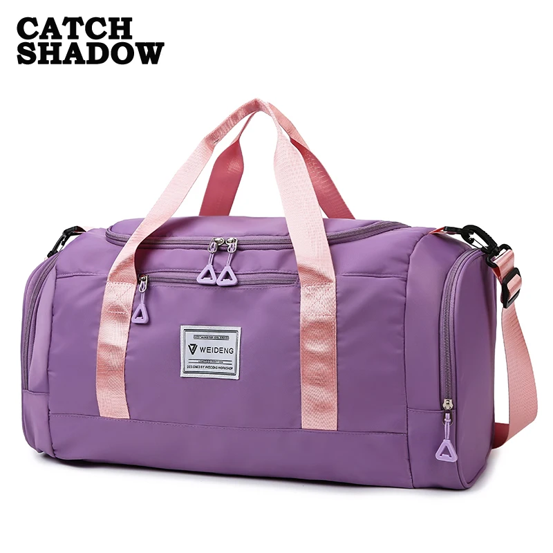 Fashion Travel Bags For Women Large Capacity Men's Sports bag Waterproof Weekend Sac Voyage Female Messenger Bag Dry And Wet