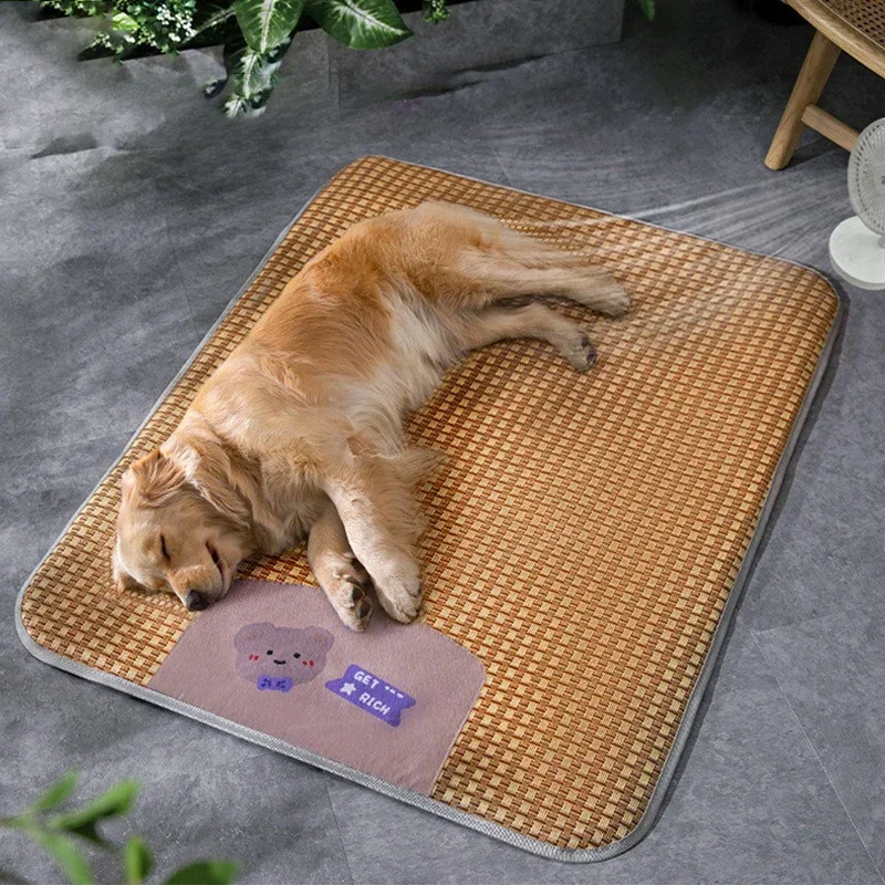 Pet Spring Summer Cool Mat Seasonal Mat Universal Type Dog Nest Cat Supplies Breathable Moisture-proof Cool But Not Cold