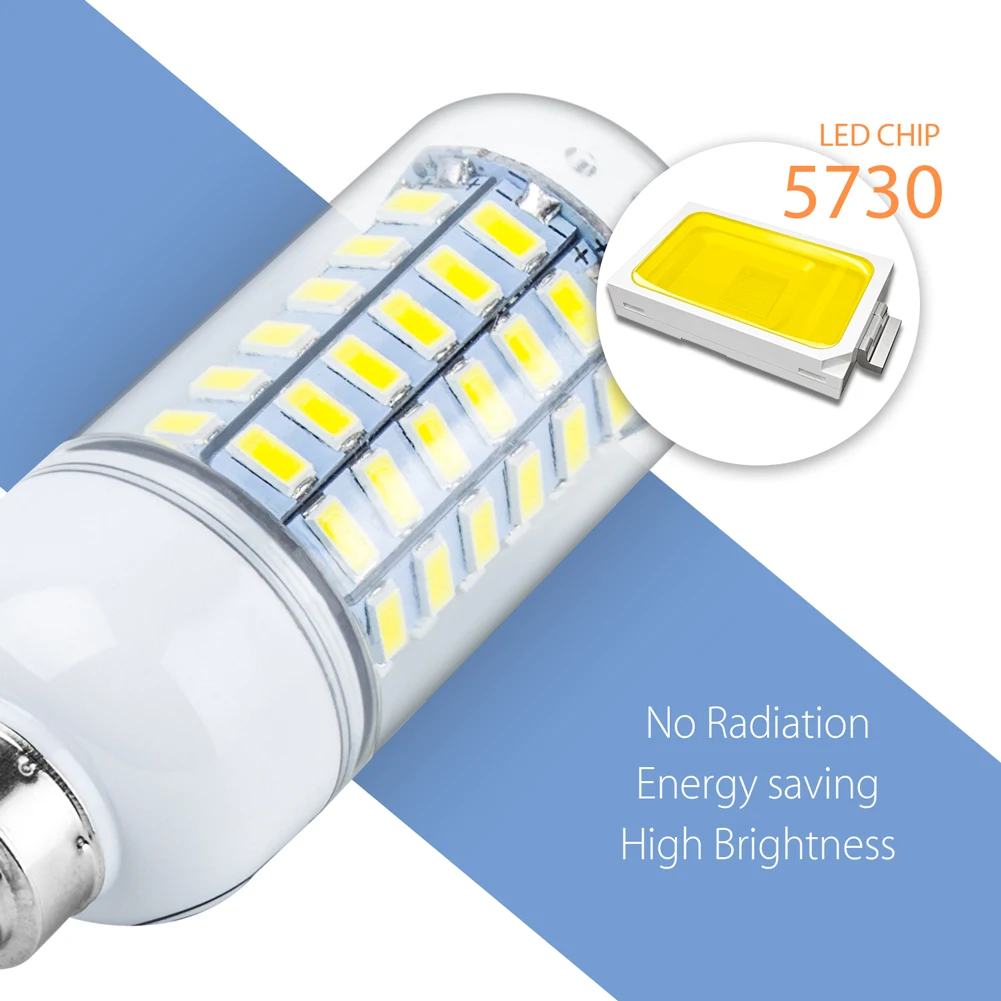 LED 콘 전구 E27 천장등 GU10 스포트라이트 B22 램프 G9 실내 조명 따뜻한/차가운 백색 3W 5W 8W 10W 12W 15W 가정용 AC220V