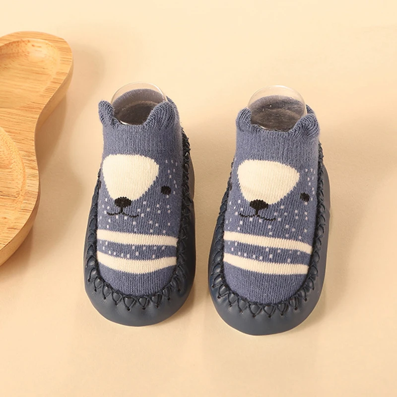 Toddler Baby Knitted Fruit Print Floor Socks Baby Shoes Rubber Soles  Anti-slip Socks Indoor Newborn Walk Learning Socks 0-24M - AliExpress