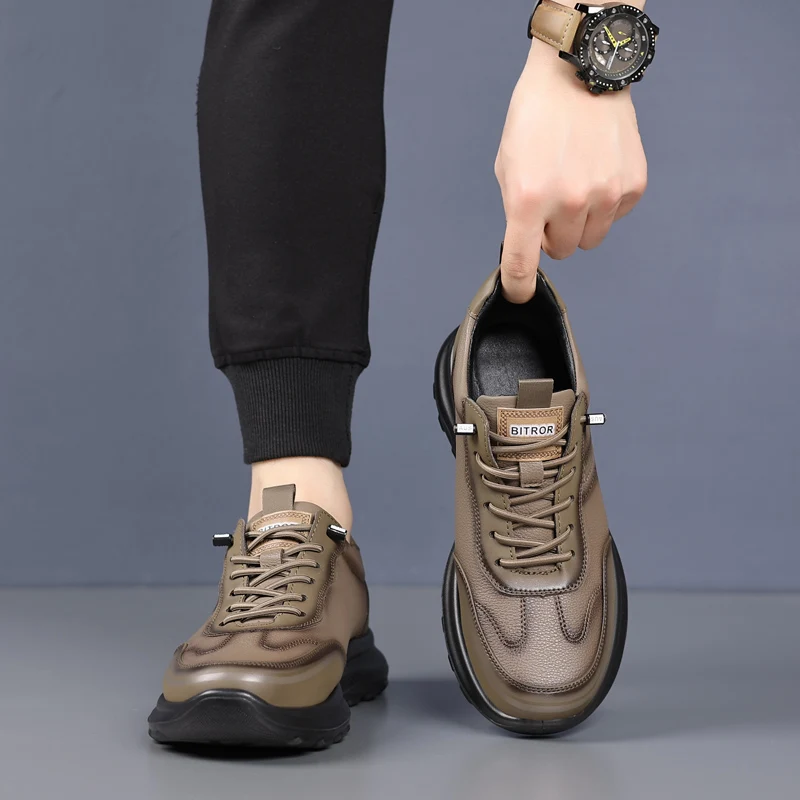 Men Sneakers Male Comfortable Casual Shoes Men Cushioning Sports Footwear Outdoor Men's Walking Shoes All-match Handmade Flats 6