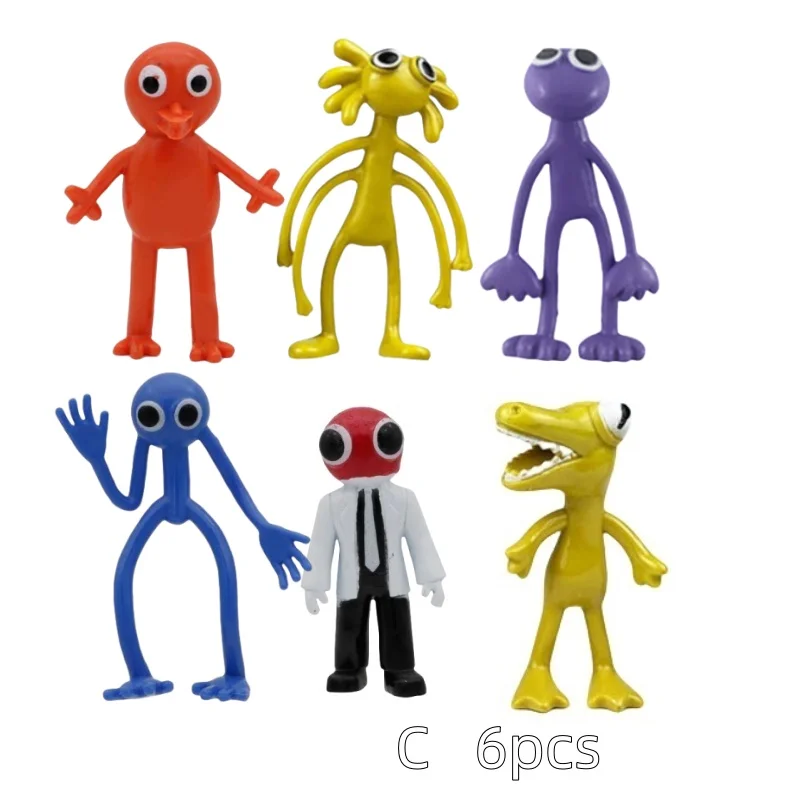 thumbnail image 1 of Figura de personaje de dibujos animados de Rainbow Friends, muñeco de juguete Kawaii Blue Monster, juguetes de animales para niños, 1 of 5