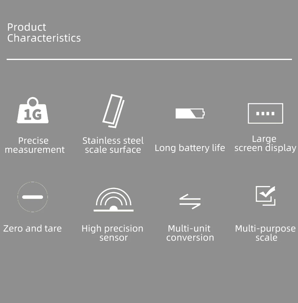 Description Picture 3 of item3Kg/500G 0.01g Digital Kitchen Scale Precision Scales Jewelry Weighing For Food Diet Postal Balance Measuring LCD Electronic