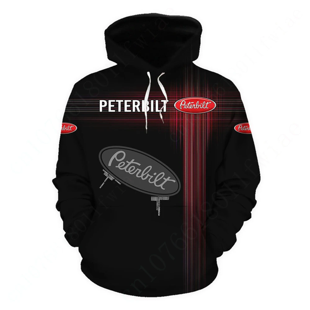 

Peterbilt Casual Sweatshirt Top Unisex Clothing Anime Hoodies For Men Women Essentials Pullover Harajuku 3D Printing Zip Hoodies