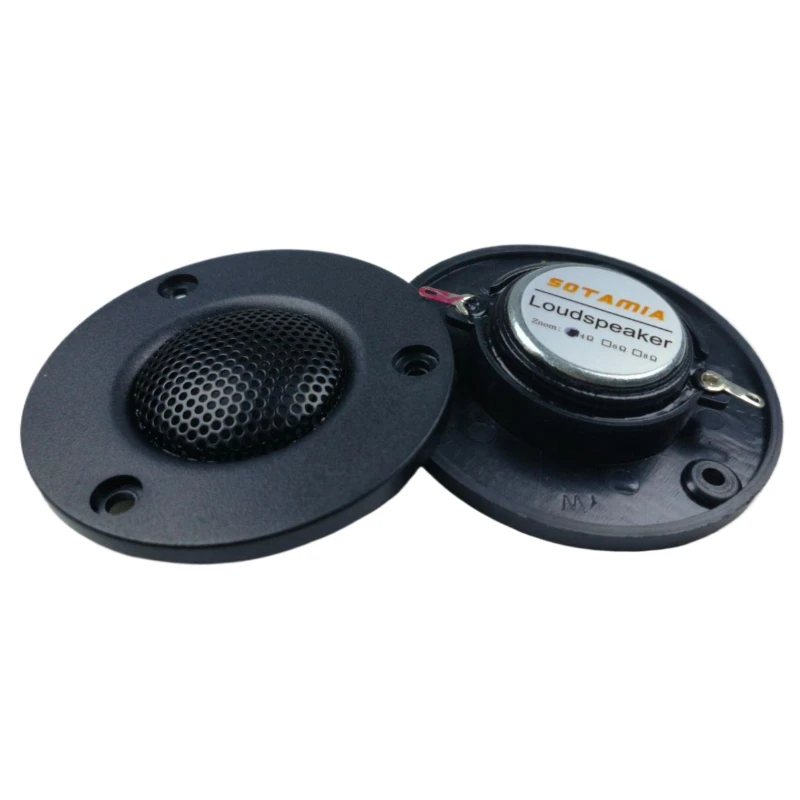 2Pcs 3 Inch Silk Film Tweeter Audio Speakers 4 Ohm 30W Home Treble Loudspeaker Hifi Music Mini Speaker DIY Sound System
