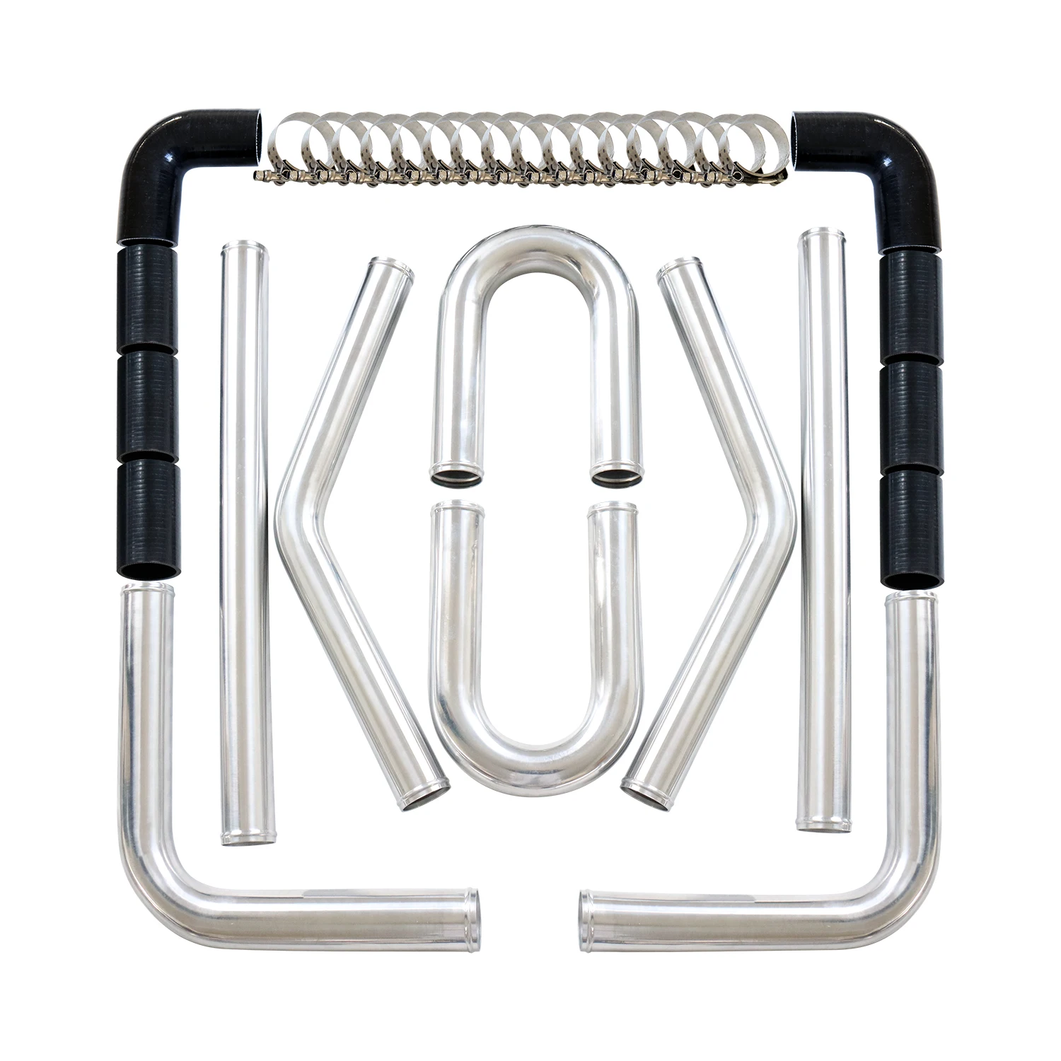 

3 inch Tubing elbow Aluminum Intercooler Pipe bending Kit for Cooling System