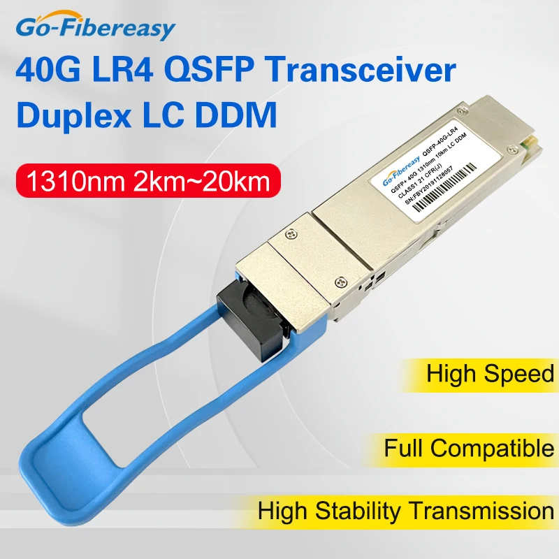 Modulo Ricetrasmettitore Qsfp 40Gb Lc Modulo In Fibra Ottica Qsfp + 1310Nm 10Km/20Km Ddm Per Apparecchiature Ottiche Mikrotik,Tp-Link