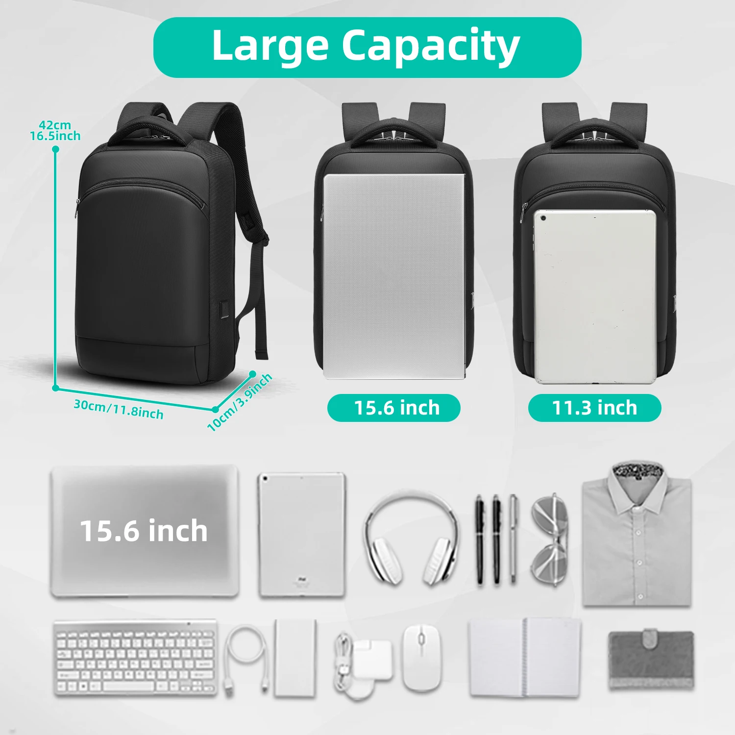 Lifetime Warranty Fashion Backpack Men Korean Style Laptop Backpack Waterproof Backpack Bags Male Business Backpacks Travel Bag