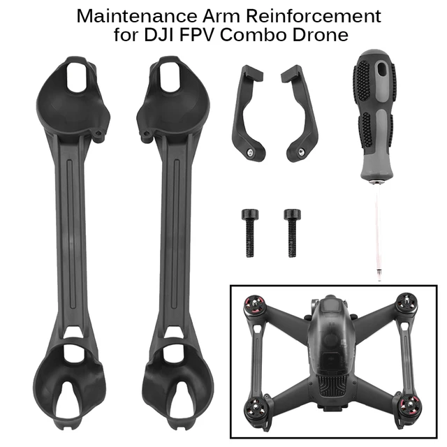 Maintenance Arm Reinforcement Arm Bracers Protector Disassemble for DJI FPV Combo Drone Replacement Accessories 1