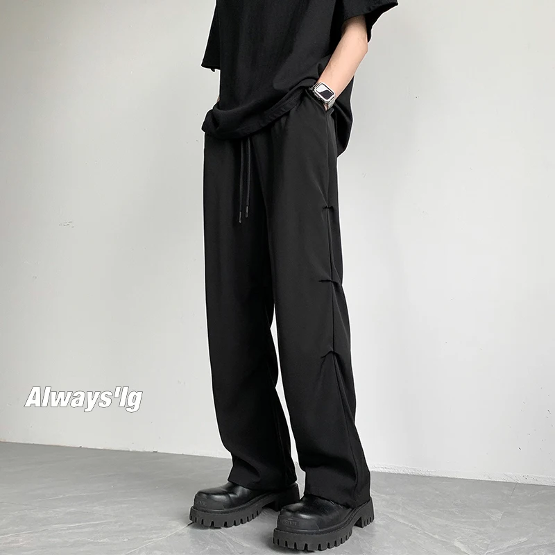 

LAPPSTER-Youth Y2k Streetwear Techwear Sweatpants 2023 Men Hip Hop Japanese Style Joggers Sweat Pants Mens Black Stacked Pants