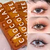 XiXi Cocoa Smooth Thick Emulsion Eyeshadow Tray Advanced Color Development No Fly Powder Earth Color Everyday Novice Beginners 2