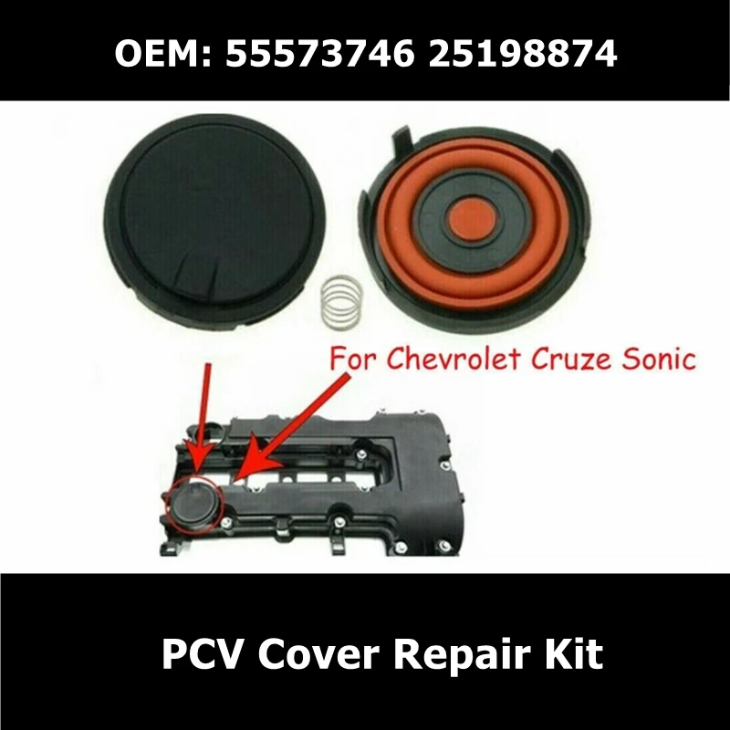 55573746 Car Accessories Valve Pcv Cover Repair Kit For Chevrolet Cruze